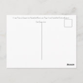 Winter De Macclesfield Forest Card Briefkaart (Achterkant)