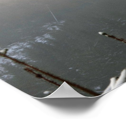 Winter De Macclesfield Forest Card Canvas Print (Hoek)