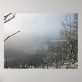 Winter De Macclesfield Forest Card Canvas Print (Voorkant)