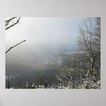 Winter De Macclesfield Forest Card Canvas Print