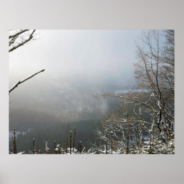 Winter De Macclesfield Forest Card Canvas Print