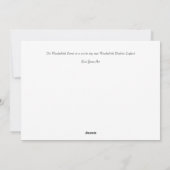 Winter De Macclesfield Forest Card Feestdagenkaart (Achterkant)