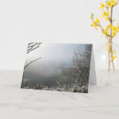Winter De Macclesfield Forest Card Kaart (Gele Bloem)