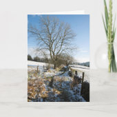 Winter De Macclesfield Forest Card Kaart (Voorkant)