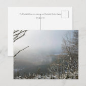 Winter De Macclesfield Forestkaart Briefkaart (Voorkant / Achterkant)