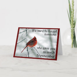 Winter Death of a Very Special Person Card Kaart