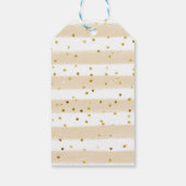 Winter Deck de Hallen Vrijgezellenfeest Dank u Cadeaulabel (Achterkant)