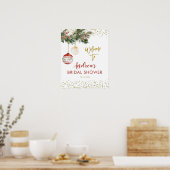 Winter Deck de Hallen Vrijgezellenfeest Welkomstbo Poster (Keuken)