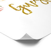 Winter Deck the Halls Vrijgezellenfeest Gastenboek Poster (Hoek)