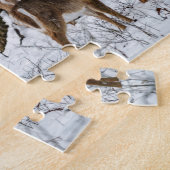 Winter Deer 10x8 uitdagend Legpuzzel (Zijkant)
