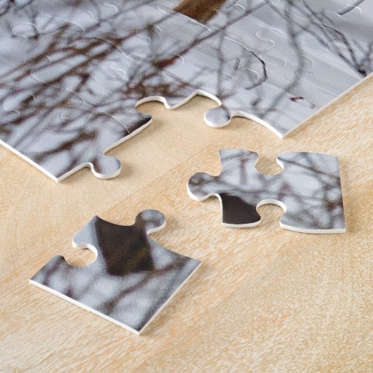 Winter Deer 20x20 uitdagend Legpuzzel (Zijkant)