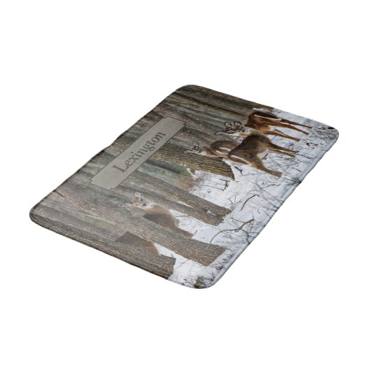 Winter Deer Badmat (Gekanteld)