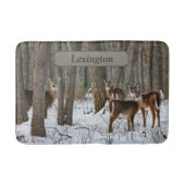 Winter Deer Badmat (Voorkant)