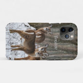 Winter Deer Case-Mate iPhone Case (Achterkant (horizontaal))