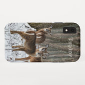 Winter Deer Case-Mate iPhone Case (Achterkant (horizontaal))