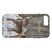Winter Deer Case-Mate iPhone Case (Achterkant (Horizontaal))