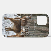 Winter Deer Case-Mate iPhone Case (Achterkant (horizontaal))