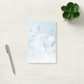 Winter Deer en Pine Trees Post-it® Notes (Kantoor)