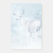 Winter Deer en Pine Trees Post-it® Notes (Voorkant)