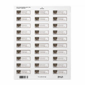 Winter Deer Etiket (Full Sheet)