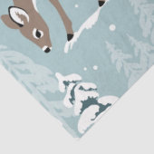 Winter Deer Holiday | kerstpapier Tissuepapier (Detail)
