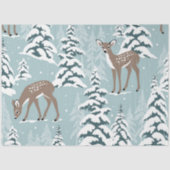 Winter Deer Holiday | kerstpapier Tissuepapier (Voorkant)