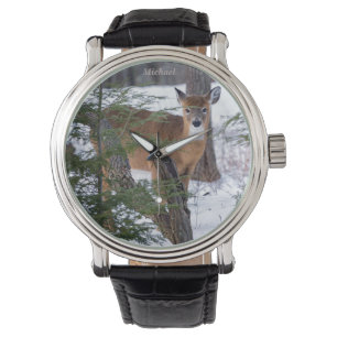 Winter Deer Horloge