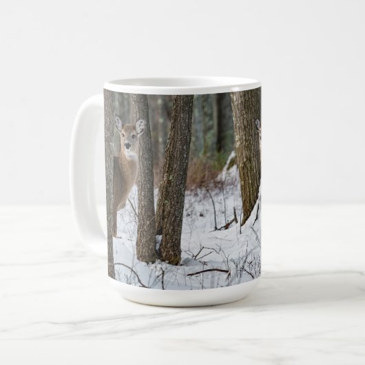 Winter Deer Koffiemok (Voorkant links)