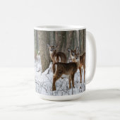 Winter Deer Koffiemok (Voorkant rechts)