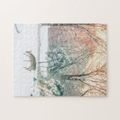 Winter Deer Legpuzzel (Horizontaal)