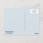 Winter Deer op Pond Briefkaart (Achterkant)