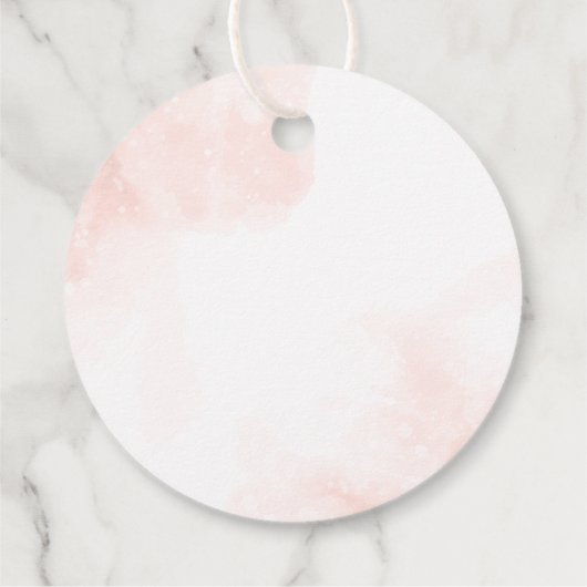 Winter Deer Pop het als ze Pop Baby shower Bedankjes Labels (Achterkant)