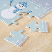 Winter Dekbedovertrek Puzzel (Zijkant)