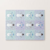 Winter Dekbedovertrek Puzzel (Horizontaal)