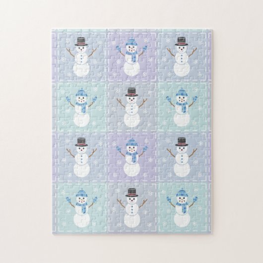 Winter Dekbedovertrek Puzzel (Verticaal)