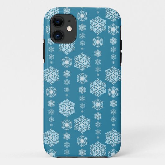 Winter Delight Blue iPhone 5/5S Hoesje (Achterkant)