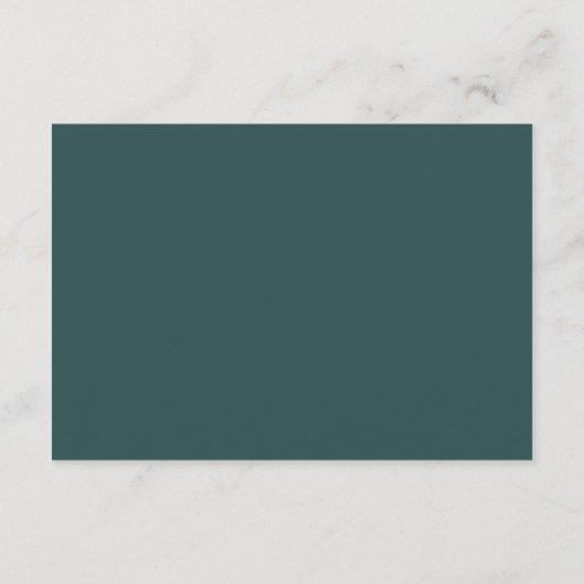 Winter dennenboom trouw bijlage kaarten (Achterkant)