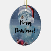 Winter Dennenhout Boom Ornament - Kerstcadeau (Rechts)