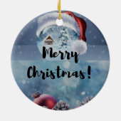 Winter Dennenhout Boom Ornament - Kerstcadeau (Achterkant)
