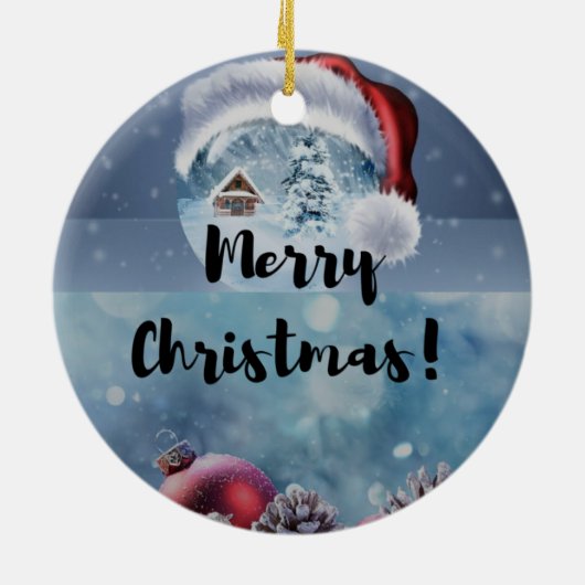 Winter Dennenhout Boom Ornament - Kerstcadeau (Achterkant)