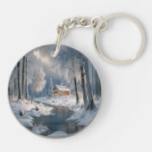 Winter Design Sleutelhanger (Achterkant)