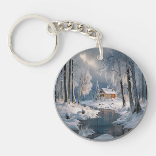 Winter Design Sleutelhanger (Voorkant)