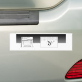 Winter Diamond Bruiloft Water Fles Label Bumpersticker (Op auto)