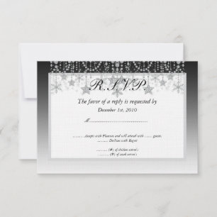 Winter Diamond Wonderland RSVP Kaartje