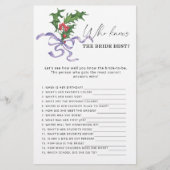 Winter die het beste bruidspel kent (Voorkant)