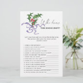 Winter die het beste bruidspel kent (Staand voorkant)