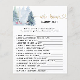 Winter die papa het beste spel kent