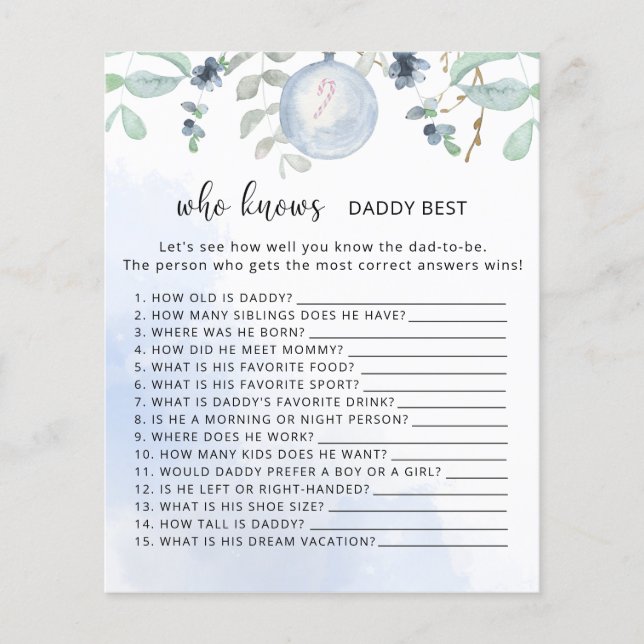 Winter die papa het beste spel kent (Voorkant)