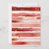 Winter Dieren in het Bos Baby Shower Kaart (Achterkant)