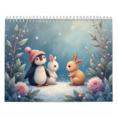 Winter Dieren Kalender (Hoes)